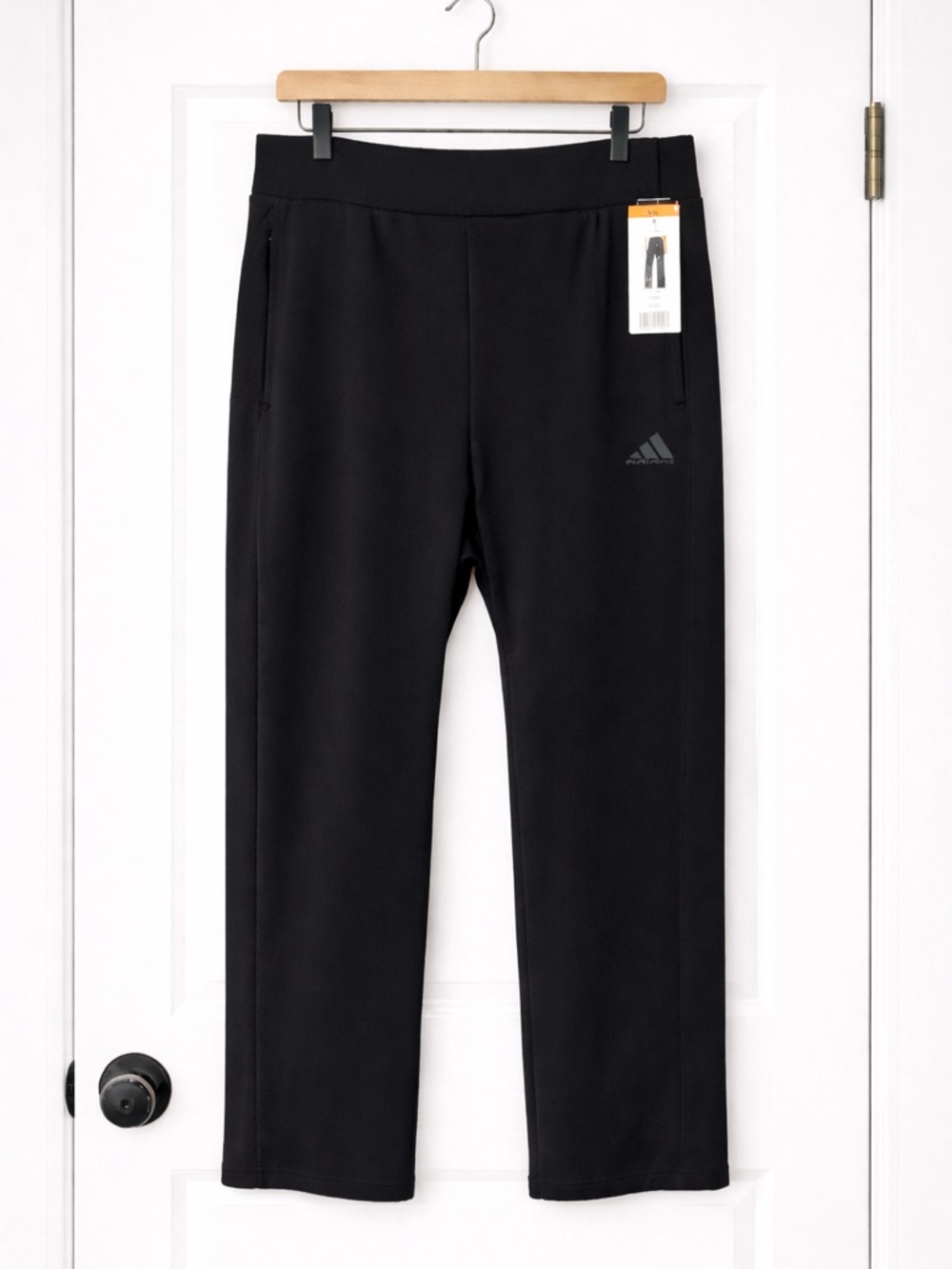 adidas Black Womens Joggers with Subtle Logo Sz S